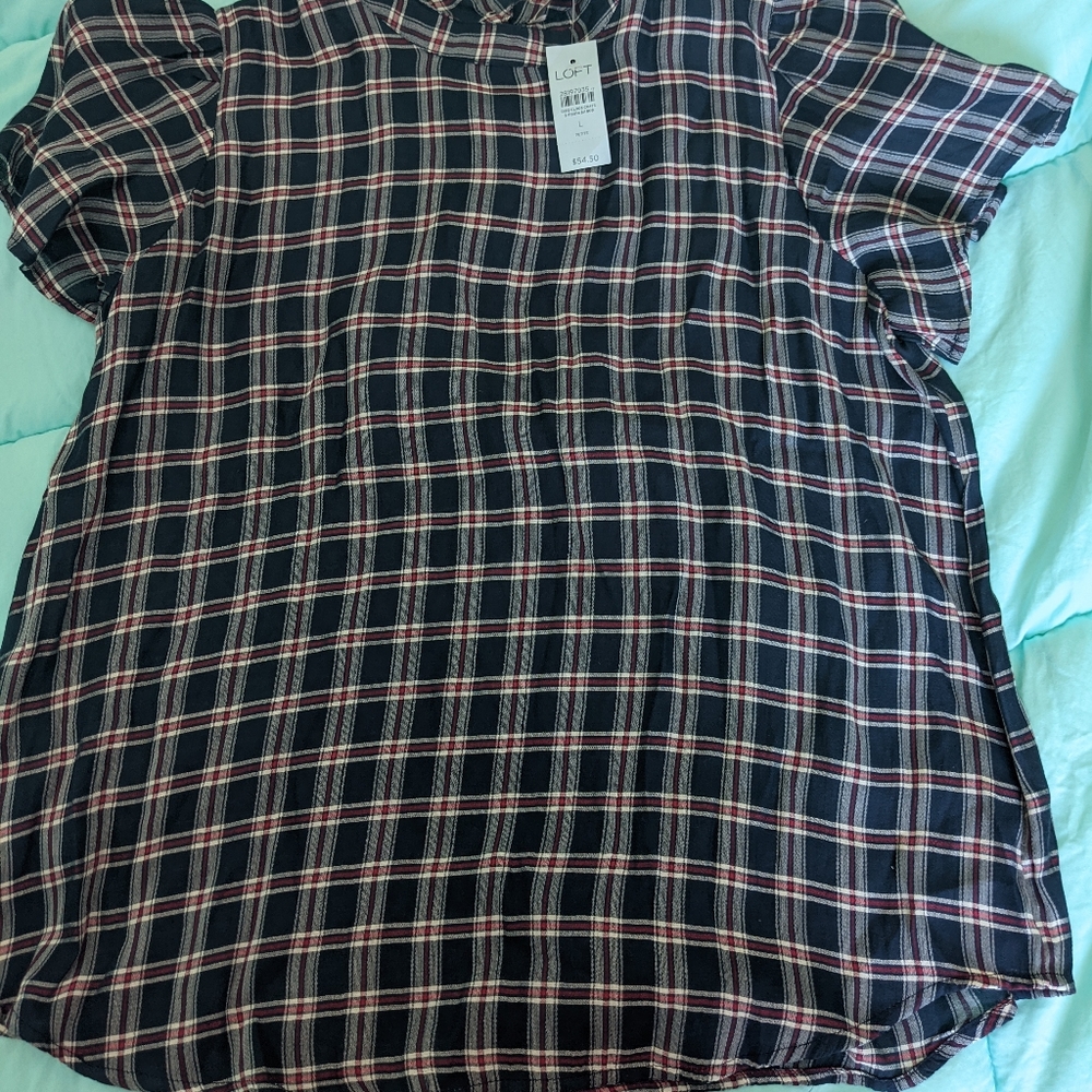 Plaid dress shirt